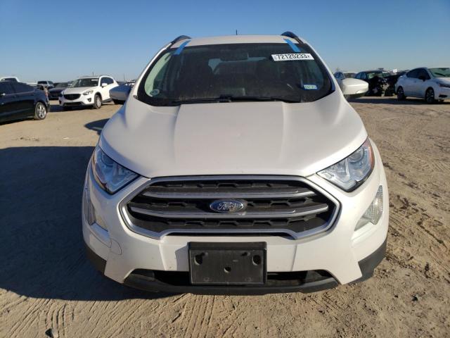 MAJ3P1TE6JC211358 - 2018 FORD ECOSPORT SE WHITE photo 5