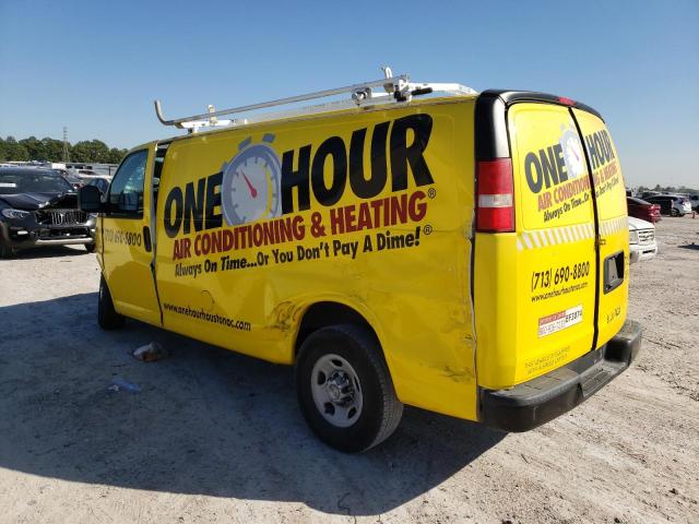 1GCWGFBA4E1174332 - 2014 CHEVROLET EXPRESS G2 YELLOW photo 2