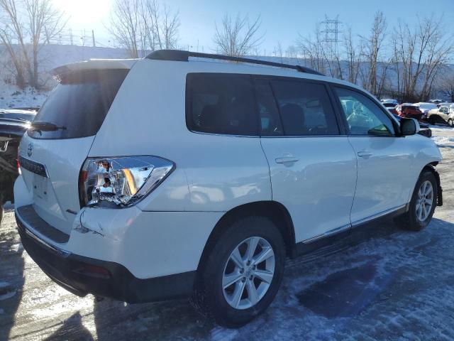 5TDBK3EHXBS058457 - 2011 TOYOTA HIGHLANDER BASE Ақ фото 3