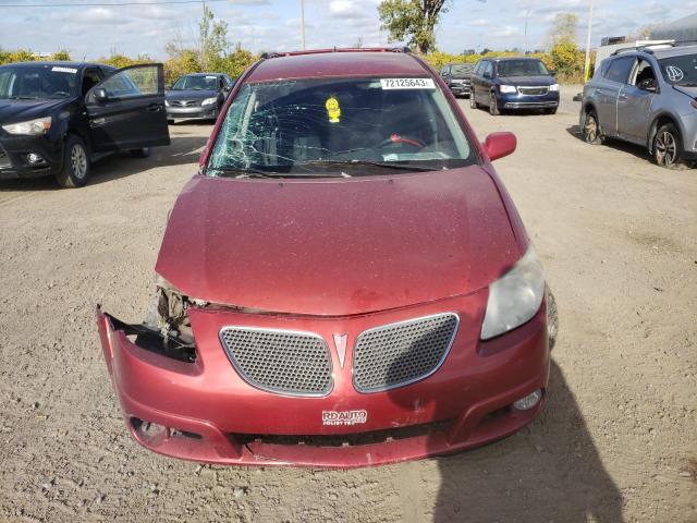 5Y2SL65827Z423038 - 2007 PONTIAC VIBE BURGUNDY photo 5