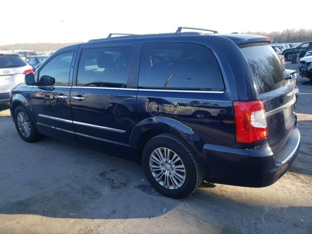 2C4RC1CG2FR675070 - 2015 CHRYSLER TOWN & COU TOURING L BLUE photo 2