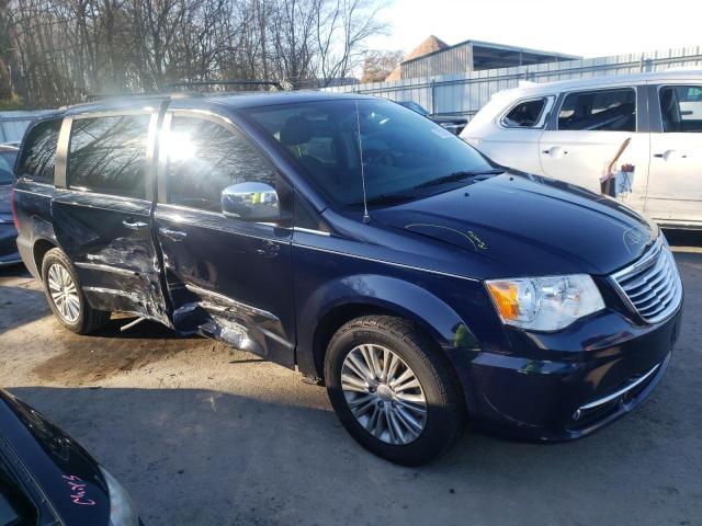 2C4RC1CG2FR675070 - 2015 CHRYSLER TOWN & COU TOURING L BLUE photo 4