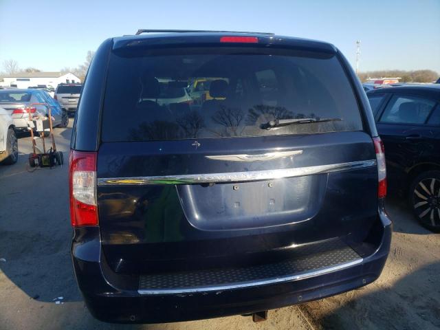 2C4RC1CG2FR675070 - 2015 CHRYSLER TOWN & COU TOURING L BLUE photo 6