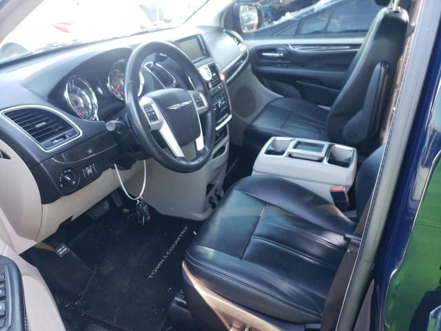 2C4RC1CG2FR675070 - 2015 CHRYSLER TOWN & COU TOURING L BLUE photo 7