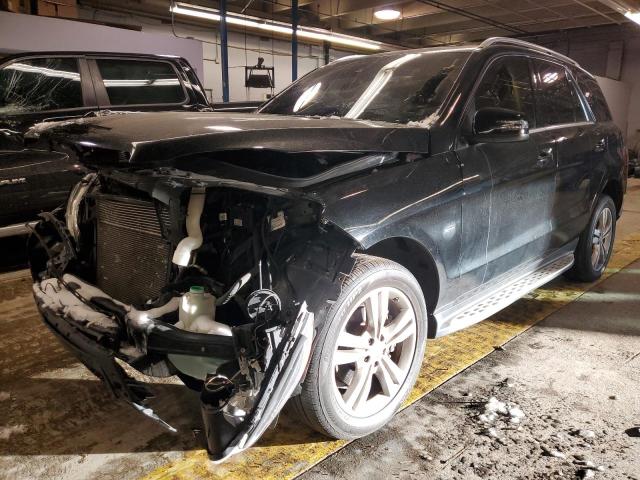 4JGDA5HBXCA051758 - 2012 MERCEDES-BENZ ML 350 4MATIC BLACK photo 1