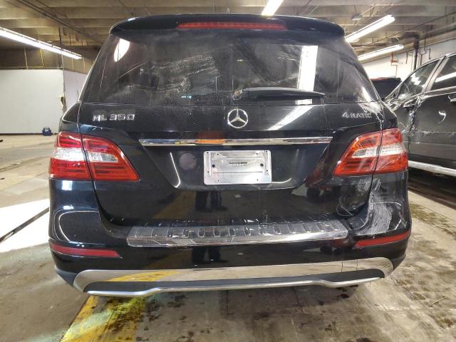 4JGDA5HBXCA051758 - 2012 MERCEDES-BENZ ML 350 4MATIC BLACK photo 6