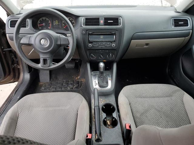 3VW2K7AJ8CM351773 - 2012 VOLKSWAGEN JETTA BASE BROWN photo 8