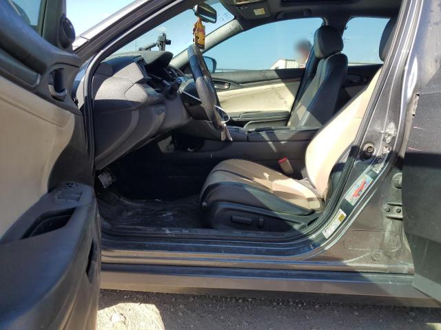 SHHFK7H73HU208237 - 2017 HONDA CIVIC EXL ნაცრისფერი ფოტო 7