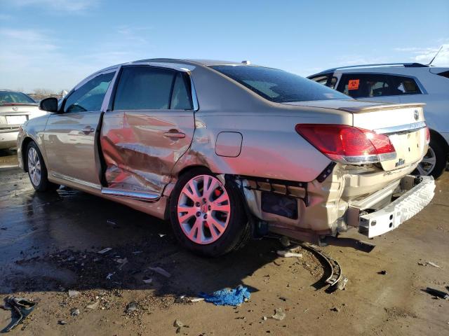 4T1BK3DB7BU394989 - 2011 TOYOTA AVALON BASE GOLD photo 2