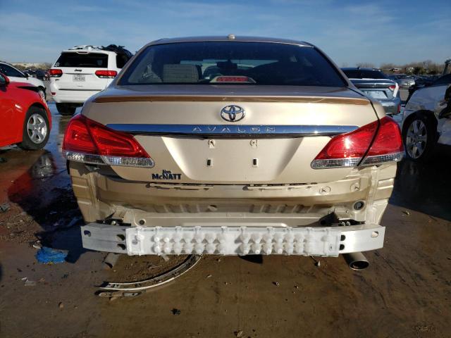 4T1BK3DB7BU394989 - 2011 TOYOTA AVALON BASE GOLD photo 6