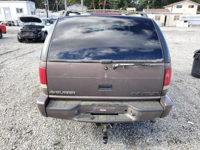 1GNDT13W7Y2195911 - 2000 CHEVROLET BLAZER BROWN photo 6