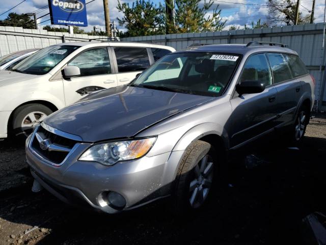 4S4BP61C697311125 - 2009 SUBARU OUTBACK 2.5I GRAY photo 1