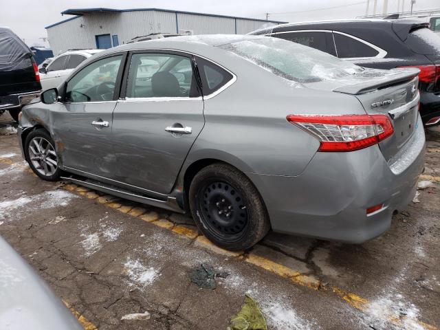 3N1AB7AP2DL795891 - 2013 NISSAN SENTRA SR GRAY photo 2