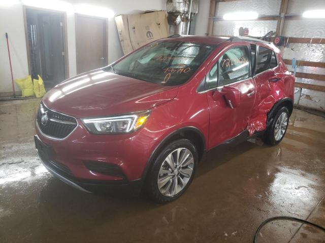 KL4CJASB8KB745790 - 2019 BUICK ENCORE PREFERRED RED photo 1