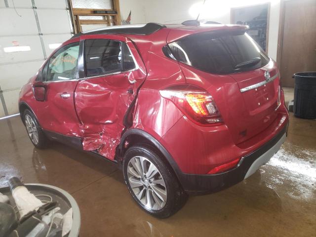 KL4CJASB8KB745790 - 2019 BUICK ENCORE PREFERRED RED photo 2