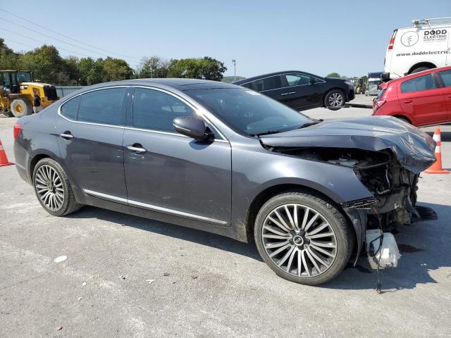 KNALN4D72F5174254 - 2015 KIA CADENZA PREMIUM GRAY photo 4