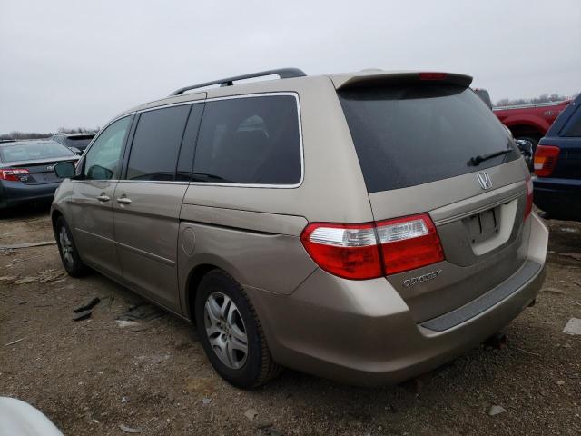 5FNRL38776B456198 - 2006 HONDA ODYSSEY EXL BEIGE photo 2