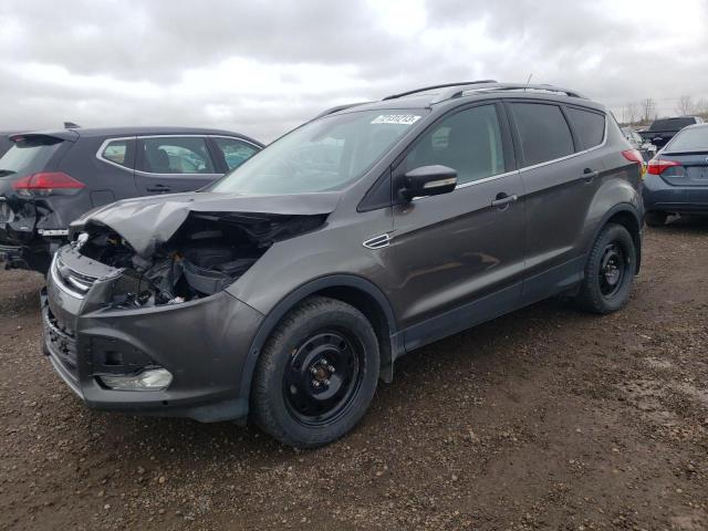 1FMCU9J99FUC70814 - 2015 FORD ESCAPE TITANIUM GRAY photo 1