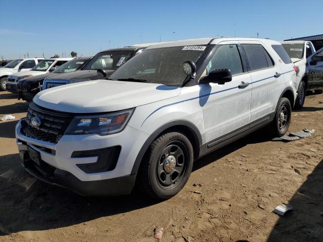 1FM5K8AR6JGC94682 - 2018 FORD EXPLORER POLICE INTERCEPTOR 白色 照片 1