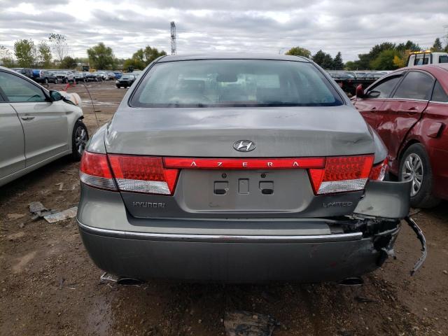 KMHFC46F16A120862 - 2006 HYUNDAI AZERA SE GRAY photo 6