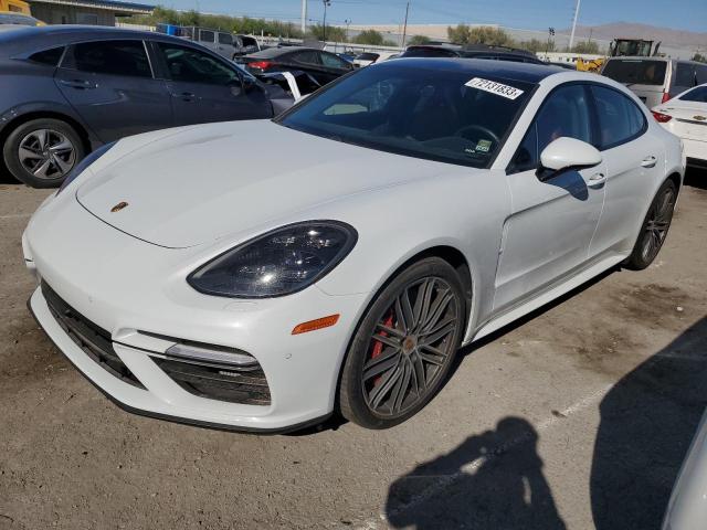 WP0AF2A79JL141420 - 2018 PORSCHE PANAMERA TURBO WHITE photo 1