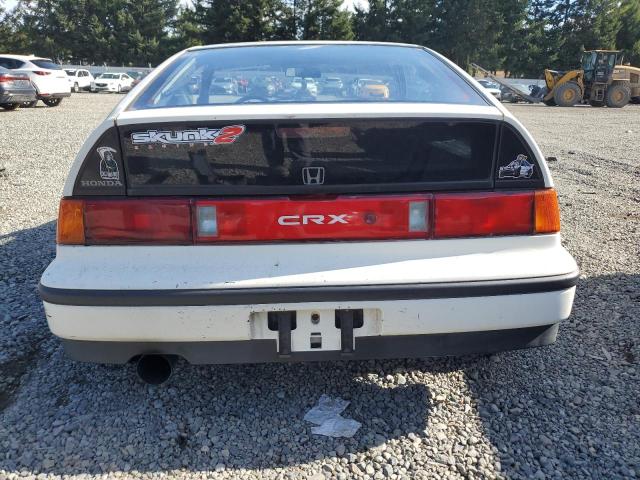 JHMED8353JS015662 - 1988 HONDA CIVIC CRX DX WHITE photo 6