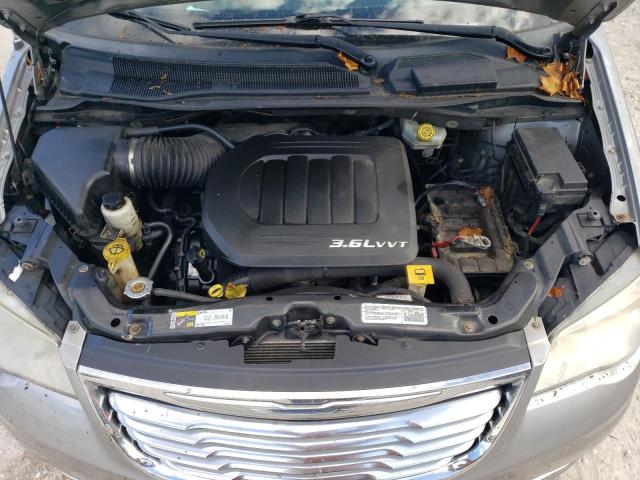 2C4RC1BGXER218233 - 2014 CHRYSLER TOWN & COU TOURING SILVER photo 12