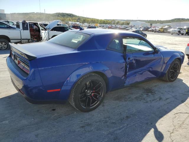 2C3CDZFJ7MH571318 - 2021 DODGE CHALLENGER R/T SCAT PACK BLUE photo 3