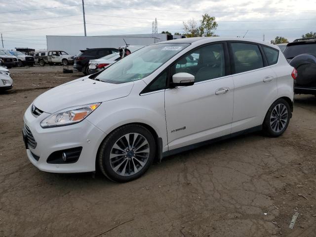 1FADP5DU7JL102196 - 2018 FORD C-MAX TITANIUM WHITE photo 1