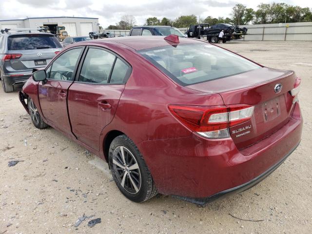 4S3GKAD65K3617781 - 2019 SUBARU IMPREZA PREMIUM RED photo 2