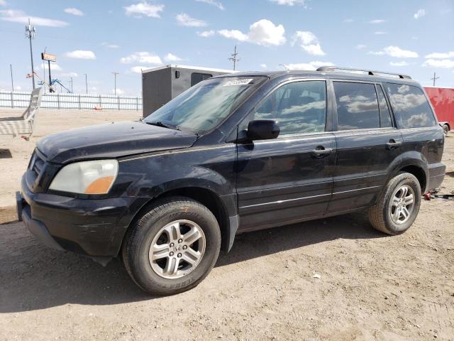 5FNYF18665B036297 - 2005 HONDA PILOT EXL BLACK photo 1