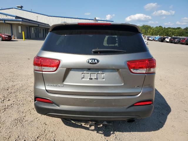 5XYPGDA53HG317546 - 2017 KIA SORENTO LX GRAY photo 6