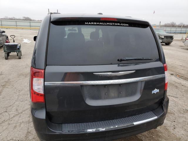 2A4RR5DG8BR666382 - 2011 CHRYSLER TOWN & COU TOURING BLACK photo 6