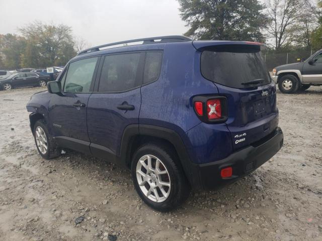 ZACNJBAB7KPK67192 - 2019 JEEP RENEGADE SPORT BLUE photo 2