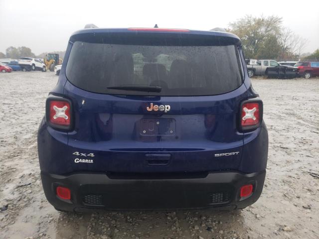 ZACNJBAB7KPK67192 - 2019 JEEP RENEGADE SPORT BLUE photo 6