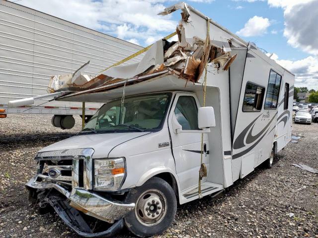 1FDXE45S18DA92124 - 2008 FORD ECONOLINE E450 SUPER DUTY CUTAWAY VAN WHITE photo 2