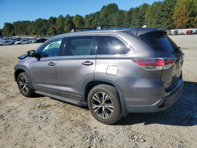 5TDJKRFH7GS232750 - 2016 TOYOTA HIGHLANDER XLE GRAY photo 2