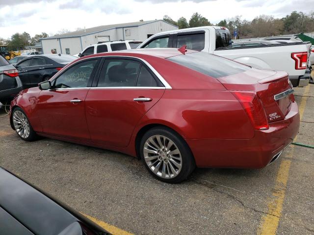 1G6AX5SX1E0196922 - 2014 CADILLAC CTS LUXURY COLLECTION RED photo 2