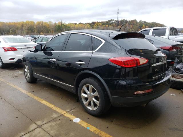 JNKAJ09F28M354081 - 2008 INFINITI EX35 BASE Սև լուսանկար 2