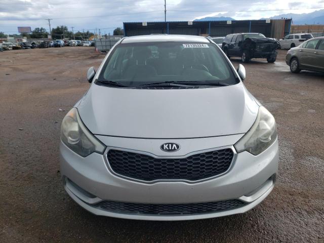 KNAFK4A62F5393376 - 2015 KIA FORTE LX SILVER photo 5