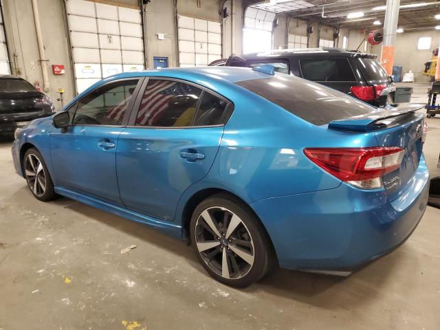 4S3GKAJ63K1605872 - 2019 SUBARU IMPREZA SPORT BLUE photo 2