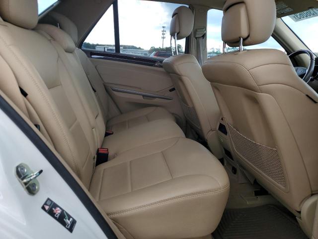 4JGBB8GB2BA672949 - 2011 MERCEDES-BENZ ML 350 4MATIC WHITE photo 10