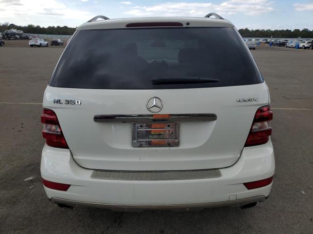 4JGBB8GB2BA672949 - 2011 MERCEDES-BENZ ML 350 4MATIC WHITE photo 6
