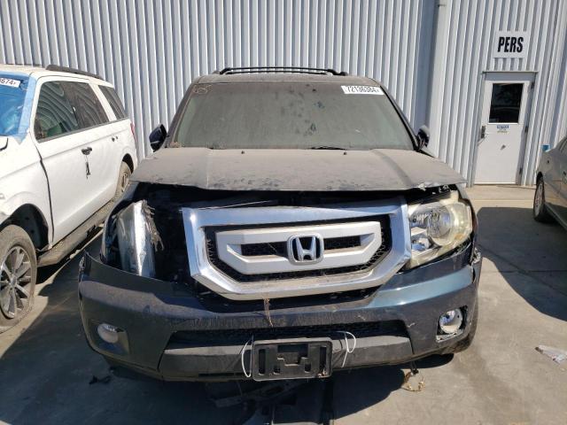 5FNYF4H95BB068388 - 2011 HONDA PILOT TOURING BLUE photo 5