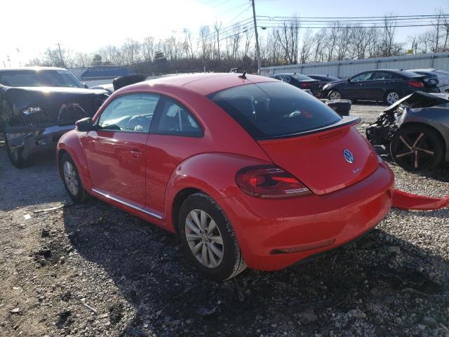 3VWFD7AT5KM710766 - 2019 VOLKSWAGEN BEETLE S RED photo 2