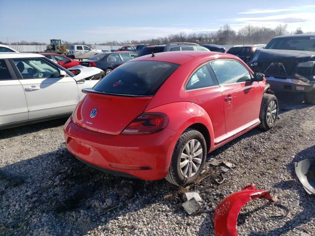 3VWFD7AT5KM710766 - 2019 VOLKSWAGEN BEETLE S RED photo 3