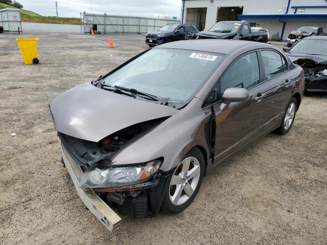 2HGFA1E61AH508423 - 2010 HONDA CIVIC LX-S BROWN photo 1