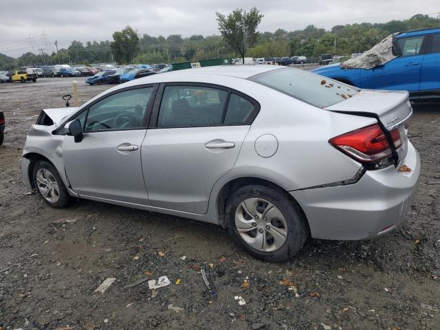 19XFB2F54EE061451 - 2014 HONDA CIVIC LX SILVER photo 2