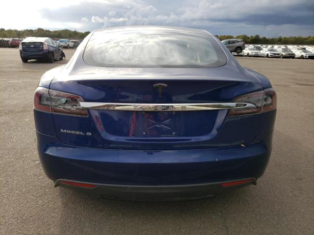 5YJSA1E12GF130595 - 2016 TESLA MODEL S 蓝色 照片 6