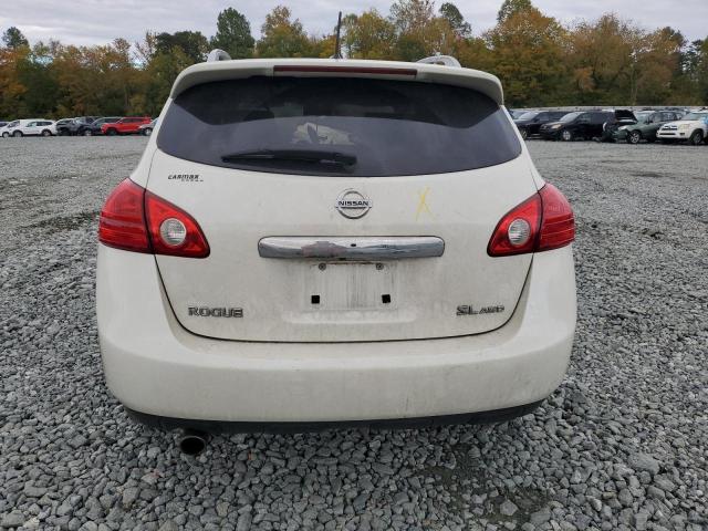 JN8AS5MVXDW650379 - 2013 NISSAN ROGUE S WHITE photo 6